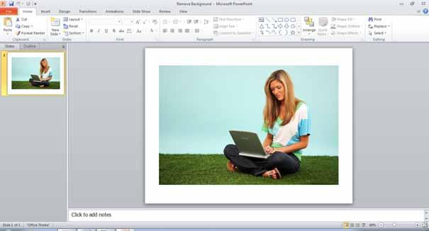 PowerPoint 2010 Intermediate Page 67 Formatting Pictures & Images Removing a