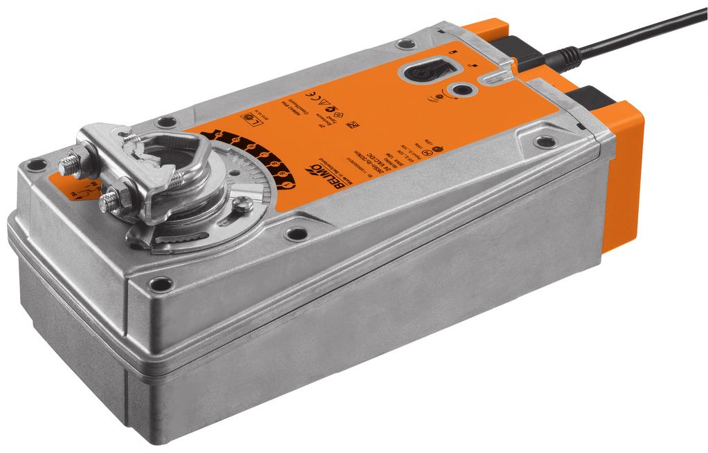 echnical data sheet EF24A- Communicative spring return actuator with emergency function for adjusting air dampers in ventilation and air conditioning systems in buildings For air dampers up to approx.
