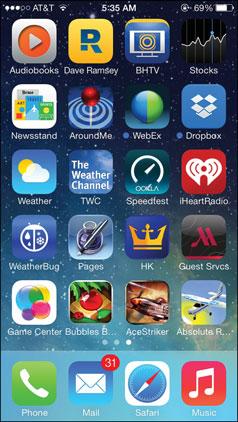 Customizing Your Home Screens 111 Creating Folders to Organize Apps on Your Home Screens You can place icons into folders to keep