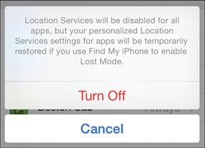 Move to the Settings screen and tap Privacy. 2. Tap Location Services. 1 3.