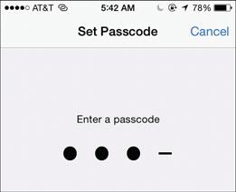 On the Settings screen, tap Touch ID & Passcode. Already Have a Passcode? If your iphone already has a passcode set, when you perform step 1, you re prompted to enter your current passcode.
