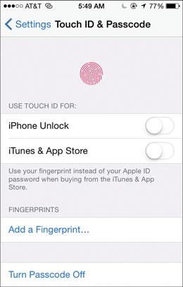 Tap the amount of time the iphone is locked before the passcode takes effect.