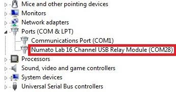 Channel USB Relay Module User Guide Driver Installation Windows This product requires a driver to be installed for proper functioning when used with Windows.