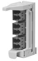 Sliding Adapter Packs Data Center Optical Distribution Sliding adapter packs house groups of fiber optic adapters and are mounted in Fiber Termination Blocks to provide easy access to connectors.