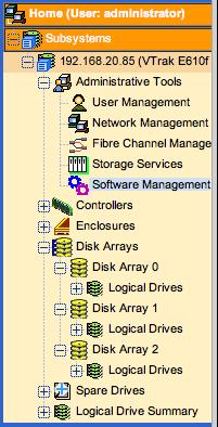 When the script is done, new disk arrays and logical drives appear in Tree View. Figure 7.