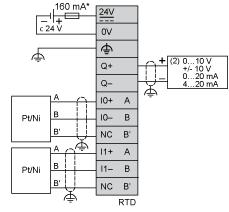 Current/Voltage analog input device (3) Thermocouple Wiring