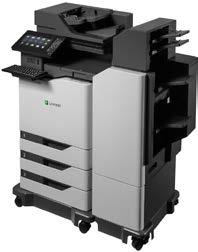 Product Model Overview PRODUCT MODEL LEXMARK CS820 C6160 LEXMARK CX820 XC6152 LEXMARK CX825 XC8155 LEXMARK CX860 XC8160 FUNCTIONS Print Print, Copy, Scan, Fax CONNECTIVITY Standard: 10Base-T /