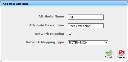 Enter the Attribute. 4. Select the Network Mapping option. 5. Select the appropriate Network Mapping type. 6.
