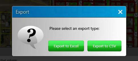 Create Column Labels Create Column Labels Cancel Exporting to Excel or.csv Export to Microsoft Excel or.