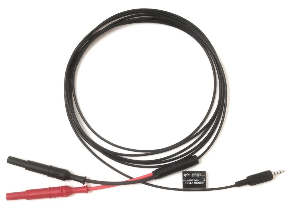 3.4 Measuring with the Optional Internal MAS The description below describes how to use the optional internal MAS cable with the Cobia Flex R/F + MAS model.
