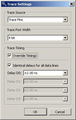 60 CHAPTER 3 Graphical User Interface 3.11.10 Trace Settings Dialog The Trace Settings Dialog allows user to configure the available trace data channels. Figure 3.20. Trace Settings Dialog Pages.