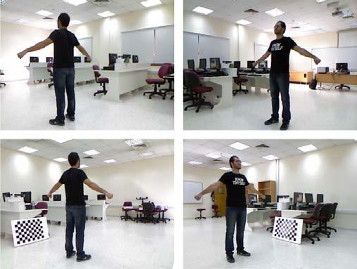 II. COLOR AND DEPTH VIDEOS ACQUISITION We record a real-world actor using multiple Microsoft Kinect cameras.