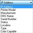 Find The Find feature allows you to search the list of printers based on the search criteria that you input.