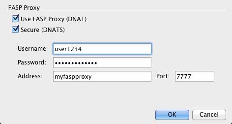 To configure an HTTP fallback proxy, enable the Use HTTP Fallback Proxy checkbox and input your settings.