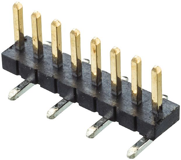 rcher onnectors M50 Male Vertical Surface Mount Single Row Suitable for use with female connectors and jumper sockets.