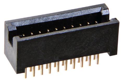 rcher onnectors Polarised mm (.050") PITH Male P Tail P Tail male connectors suitable for use with female connector M50-430 Series, shown on previous page. Polarisation to prevent mis-mating.