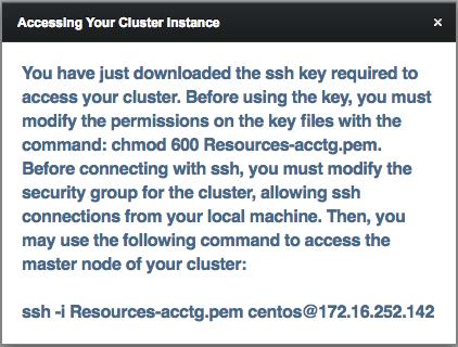 5.3 Using ssh to Access a Server EDB Ark creates an ssh key when you create a new cluster; each cluster has a unique key.