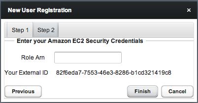 Figure 3.13 - The Summary tab of the Role detail panel. Your Amazon IAM role ARN is displayed on the IAM Roles detail panel of the Amazon management console.