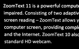 Chapter 7 Tools Features 207 ZoomText Camera The ZoomText Camera feature allows you to use any high-definition webcam to magnify printed items and other objects right on your computer screen