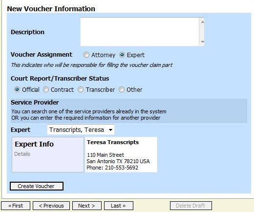 CJA evoucher District of Oregon Technical Attorney Manual 8 Creating a CJA Voucher (cont d) Select the authorization you wish to use by clicking it, this will highlight it in yellow.