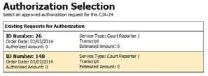 You must select whether you, the attorney, or the court reporter will be filling the voucher claim portion.