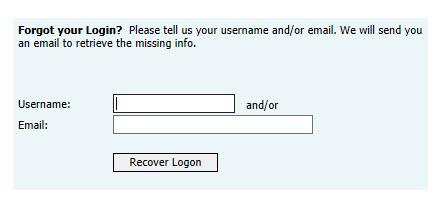 passwords every six months. If you forget your username or password, click the Forgot your login? hyperlink.