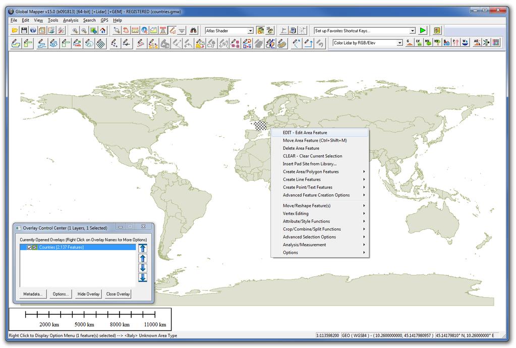 Navigating the Interface Software Layout Global Mapper s user interface has been designed to provide easy and intuitive access to all of the software s features and functions.