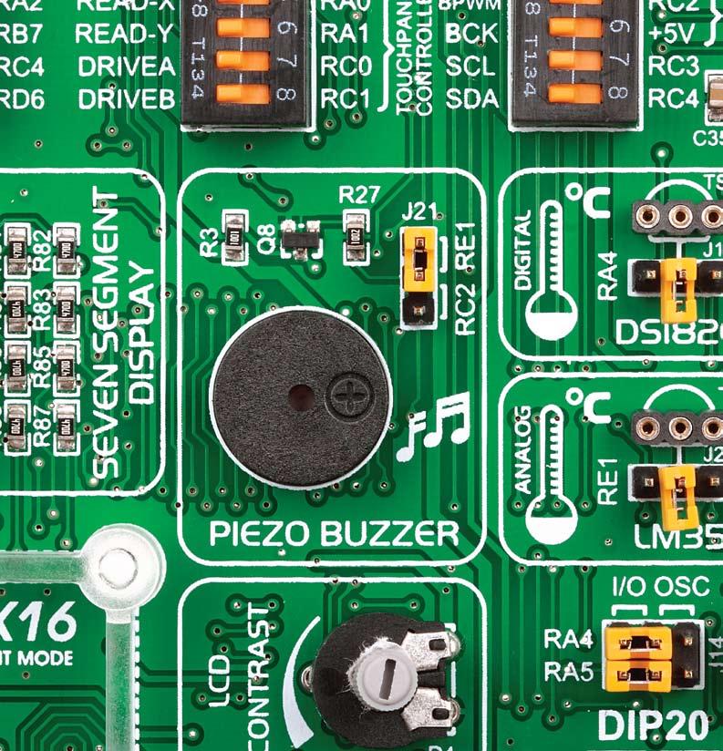 Piezo buzzer is an electric component that comes in different shapes and sizes, which can be used to create sound waves when provided with analog electrical signal.