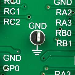GND is located between UART module and 4-digit 7-seg display.