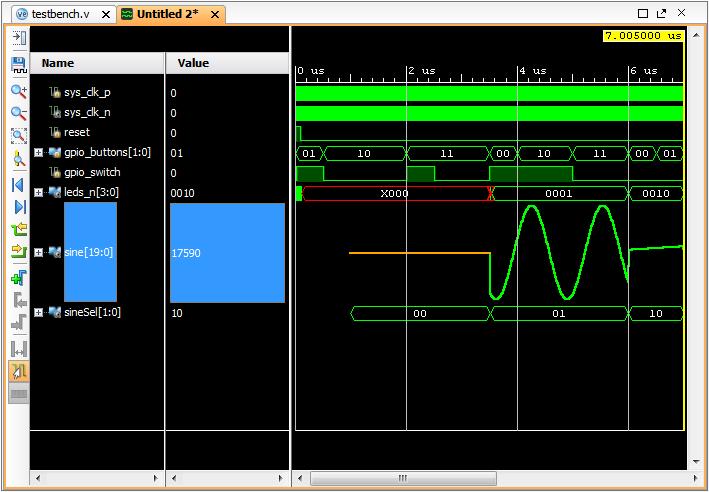 Step 4: Working with the Waveform Window Now that you have configured the simulator to display signals of interest in the Waveform window, or capture them in the wave log file, you are ready to run