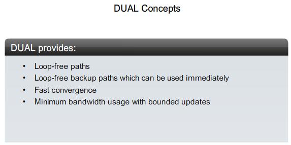 9.4.1 DUAL Concepts The Diffusing Update