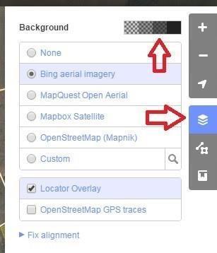 Zoom Out, shortcut key - Go to your location Configure background layer, shortcut key b Map Data, shortcut key f Open Help Menu, shortcut key h 4.