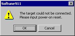 2.4.1.1 Power-on Reset This section describes how to issue the power-on reset. Issuing the Power-on Reset To start the emulator debugger (MB2100-01), enable the DEBUG I/F.