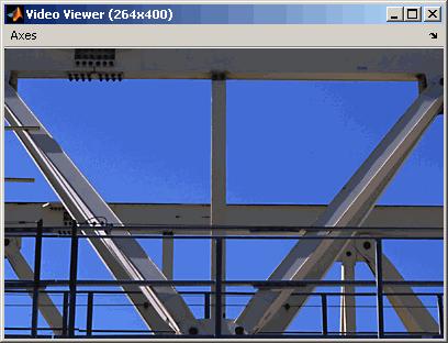 Feature Extraction The Video Viewer window displays the original image.