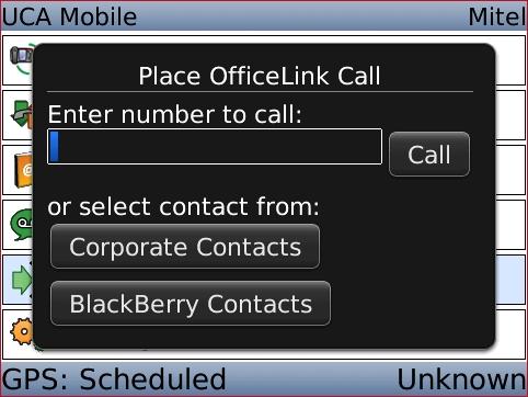 OfficeLink To use OfficeLink functionality, your mobile device number must be logged into an EHDU on the MCD system that is your main desk phone DN or a