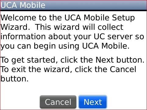 Using the Setup Wizard When running the application for the first time or after an upgrade, it is necessary to accept the EULA.