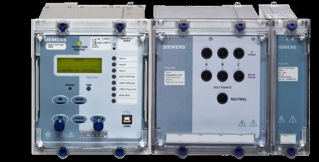 The high impedance unit protection principle ensures sensitive, high speed operation for internal faults and guaranteed stability during external faults.
