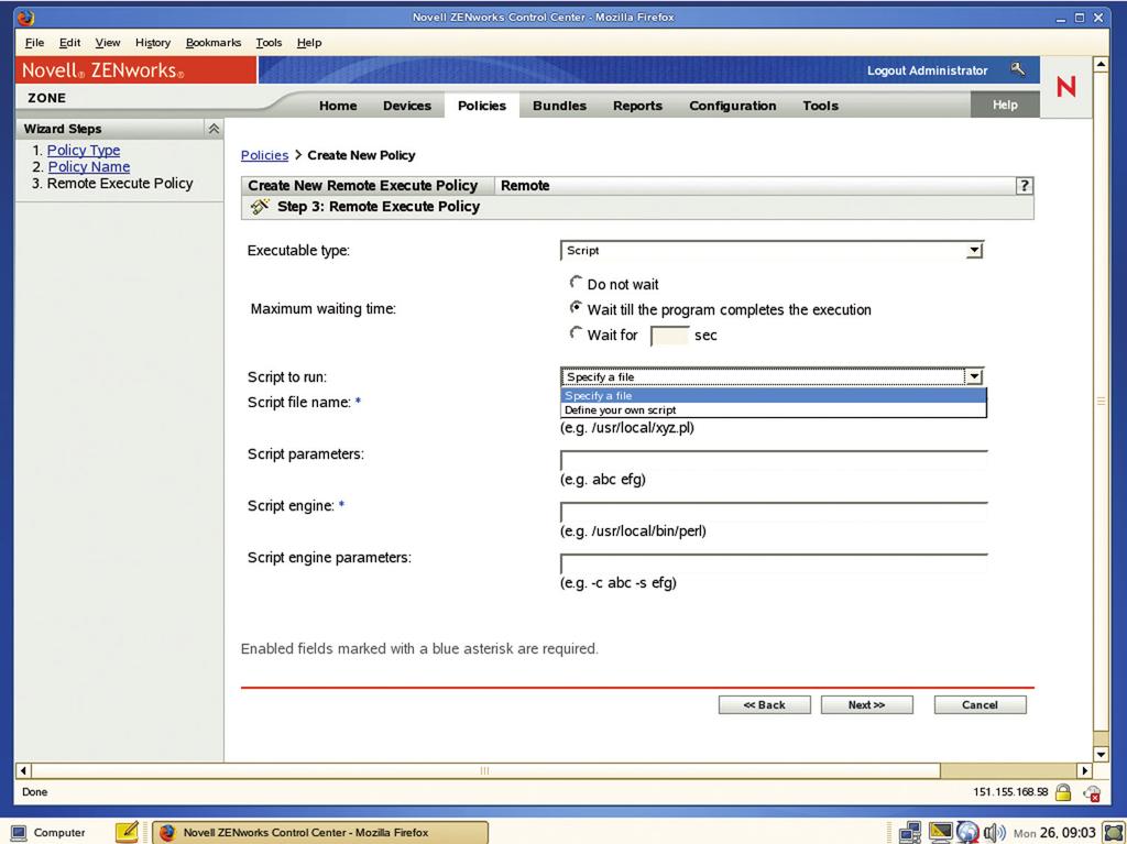 Novell ZENworks 7.2 Linux Management www.novell.com Centralize Control of Your Linux Systems Centralized control is a prerequisite for administrative consistency and enterprisewide availability.