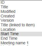 Using the meeting date as the ID If you don t use any sort of meeting ID and just refer to meetings by date you can omit the field when you add meetings to the calendar.