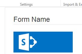 18 Form name You can use this field to display form name or type any other header. White space Use this control to add empty space to your SharePoint Form.