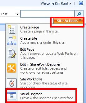 How to Upgrade Your Site to the New User Interface Site Administrators can preview their existing site in the new user interface.
