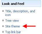 These options are also available by clicking Site Actions Site Settings Title, description, and icon (found under the Look and Feel section.