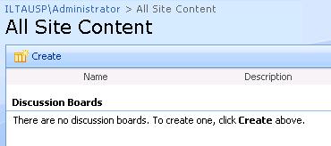 Section 2: Parts of your SharePoint Space Lesson 2.1: Discussion Boards What is a Discussion Board?