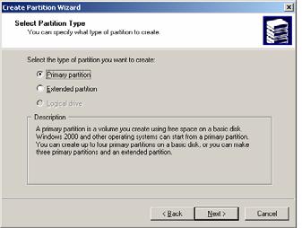 If you choose FAT32 system on Windows 2000/XP, one drive letter s maximum