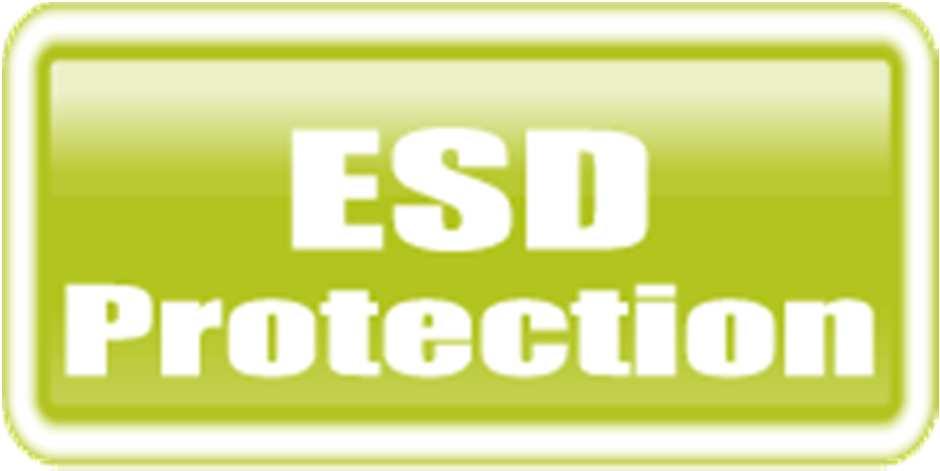 Protection+ ESD Protection ESD (Electrostatic Discharge) is the major factor to destroy PC by electrical overstress(eos) condition, ESD occurred by PC users when touch any devices