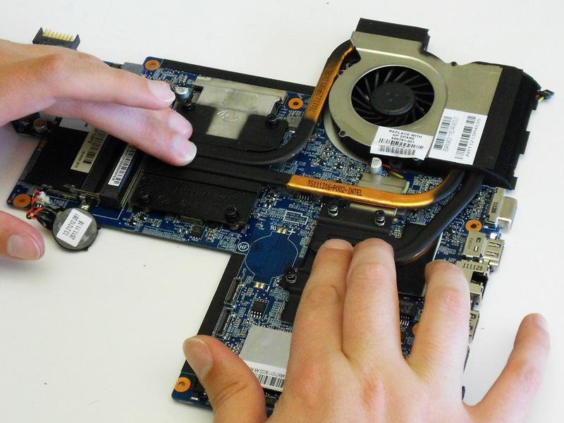 Follow the steps in reverse order to reassemble. Once you have reassembled the laptop, your repair is complete.