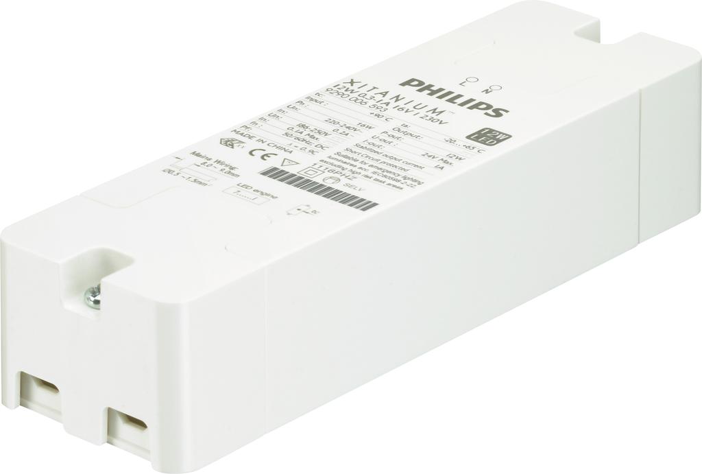 Xitanium LED drivers spot- and downlight SELV Enabling future-proof LED technology Xitanium LED drivers are designed to operate LED solutions for general lighting applications.