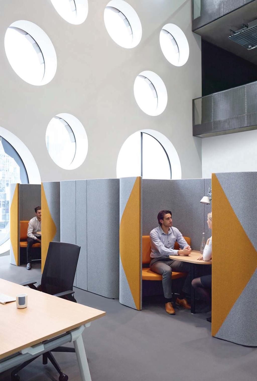Visual and acoustic privacy for concentration