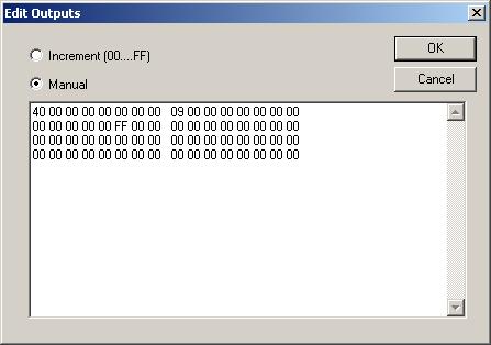 5.5 Setting IO Device Outputs As shown in the previous figure, double-click a cell in the Output column of the Devices window to change the output. The following dialog will appear.