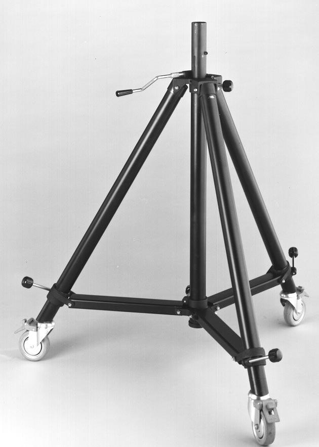 lbs. Catalog number: MARK2 ProVista Tripod Perfect for field, studio, and industrial applications Handles mini-dvs and all video cameras up to 25 lbs.